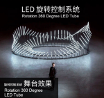 1m 360 Degree Rotation DMX Control System 3D LED Pixel Tube Lights for Stage, Club, and Exhibition Hall Lighting - Image 6